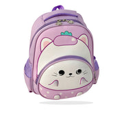 Kindergarten Cute Cartoon Kids School Bag for Boys and Girls (Lavender)